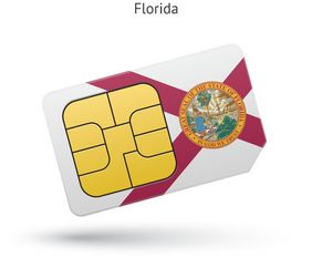 Сим карта США штат Флорида для приема СМС